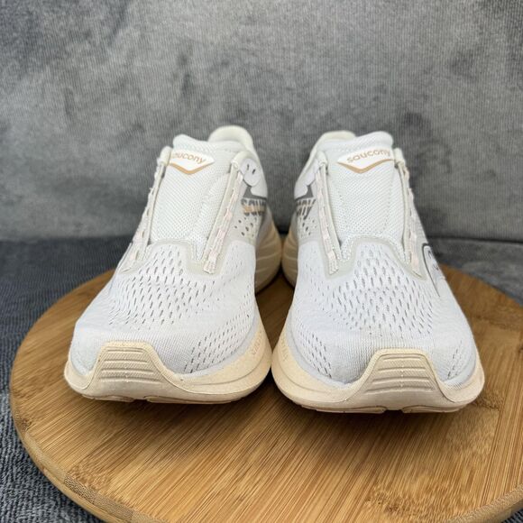 Saucony Running Shoes Womens Size 8.5 White Mesh Road Neutral Cushion S10924-242 - Picture 2 of 10